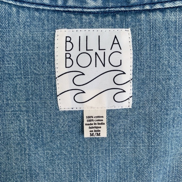 Billabong Denim Shirt with Lace - Picture 9 of 15